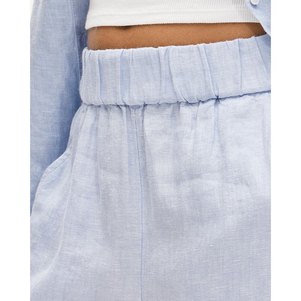 J. Crew 2026 Tropez Short Linen French Blue CA384 S - Picture 2 of 8